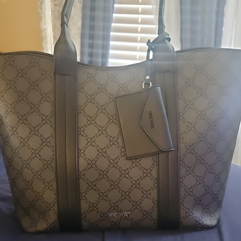Anne Klein Black Tote Bag